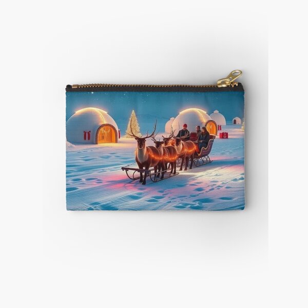 Item preview, Northlight Caravan – Through the Snowbound Village” designed and sold by NaomiRut.