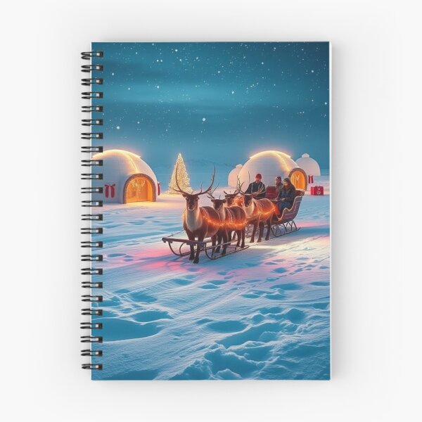 Item preview, Northlight Caravan – Through the Snowbound Village” designed and sold by NaomiRut.
