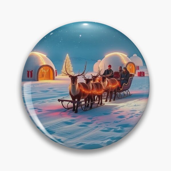 Item preview, Northlight Caravan – Through the Snowbound Village” designed and sold by NaomiRut.
