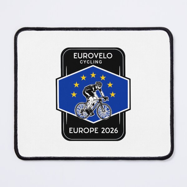 Item preview, EURO VELO cycle route 2026, SHIRT, STICKER AND MORE designed and sold by designkb.