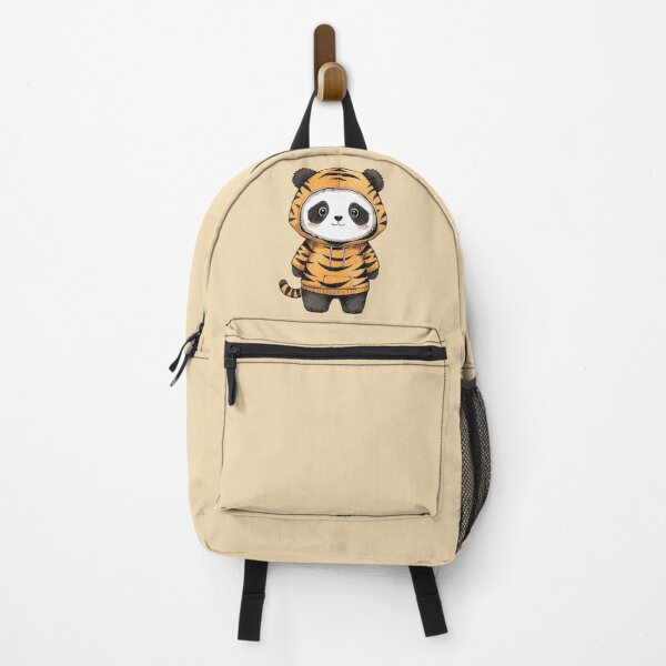 Item preview, Kawaii Panda in Tiger Hoodie | Cute Chibi Animal Mashup Art designed and sold by Moon's Arts.