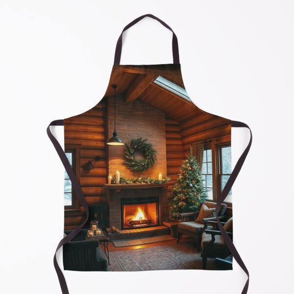 Artikelvorschau, „Hearth & Pine – Die Winterumarmung einer Hütte“ entworfen und verkauft von NaomiRut.