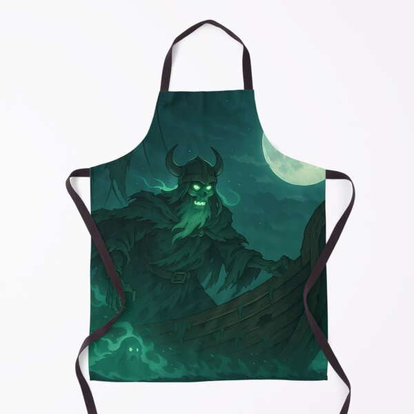 Item preview, Viking Ghost Captain on a Haunted Longship designed and sold by NorseDrip.