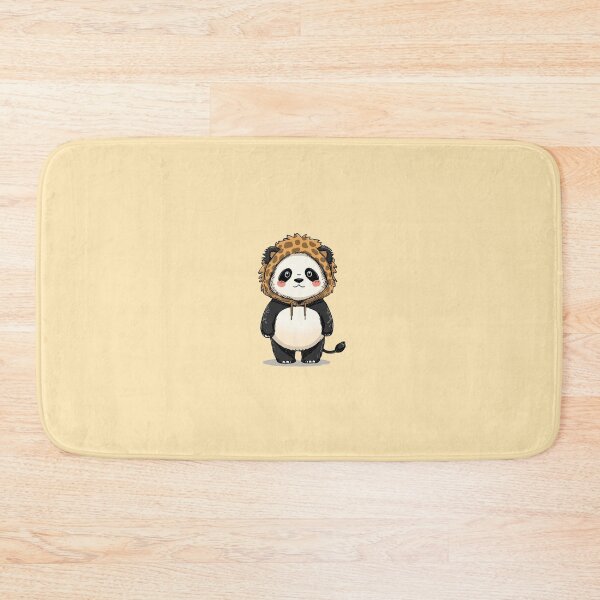 Item preview, Kawaii Panda in Lion Headgear | Cute Chibi Panda Animal Mashup Art designed and sold by Moon's Arts.