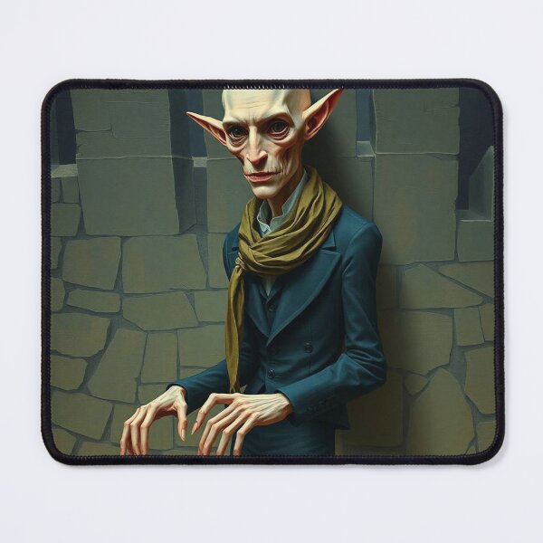 Item preview, Nosferatu lord of rats  the evil Vampire conceptual illustration Halloween art designed and sold by Vintage Designs +.