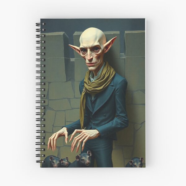 Item preview, Nosferatu lord of rats  the evil Vampire conceptual illustration Halloween art designed and sold by Vintage Designs +.