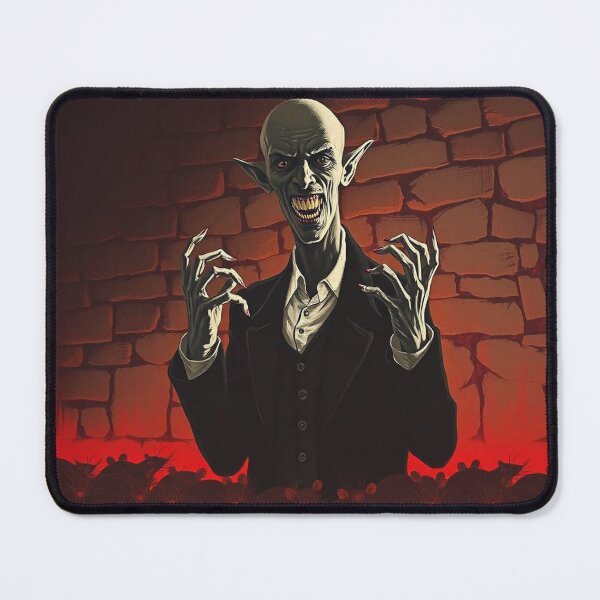 Item preview, Nosferatu lord of rats the evil Vampire conceptual illustration Halloween art designed and sold by Vintage Designs +.