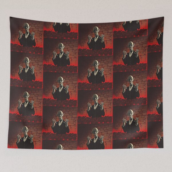 Item preview, Nosferatu lord of rats  the evil Vampire conceptual illustration Halloween art designed and sold by Vintage Designs +.
