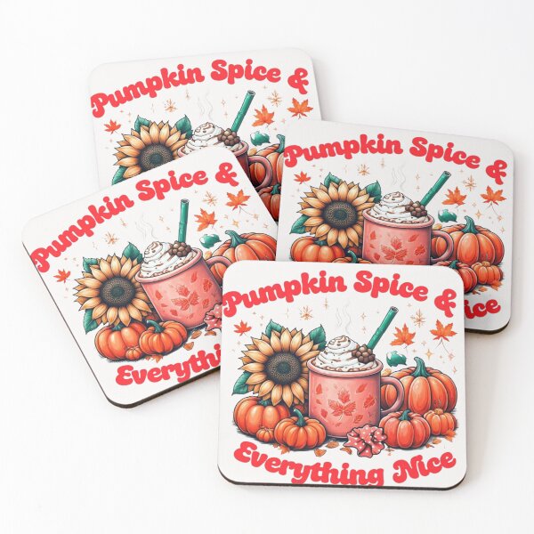 Item preview, Pumpkin Spice & Everything Nice Cute Fall | Cozy Hot Chocolate Pumpkin Graphic Design designed and sold by wellie-chic.