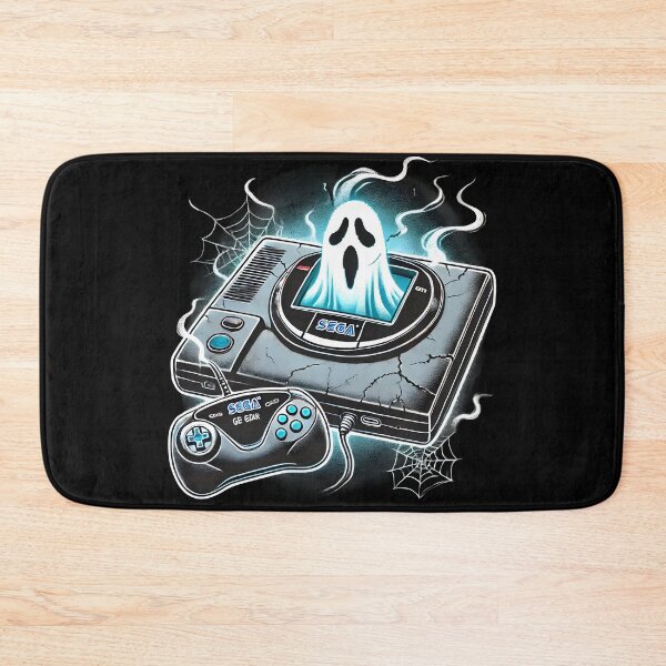 Artikelvorschau, Retro-Sega-Konsole mit Ghost-Halloween-Gaming-Art. entworfen und verkauft von The-T-In-Retro.