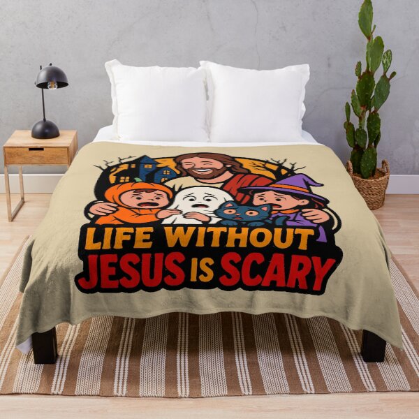 Item preview, Life Without Jesus Is Scary designed and sold by plushism.
