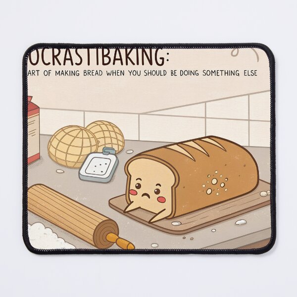 Item preview, Procrastibaking designed and sold by FluffyPeels.