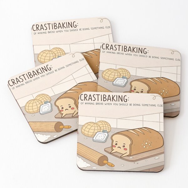 Item preview, Procrastibaking designed and sold by FluffyPeels.
