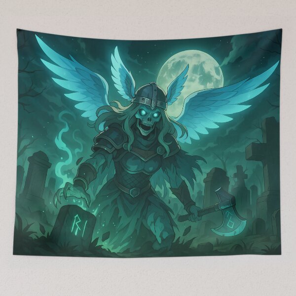 Item preview, Undead Valkyrie Rising from the Grave designed and sold by NorseDrip.