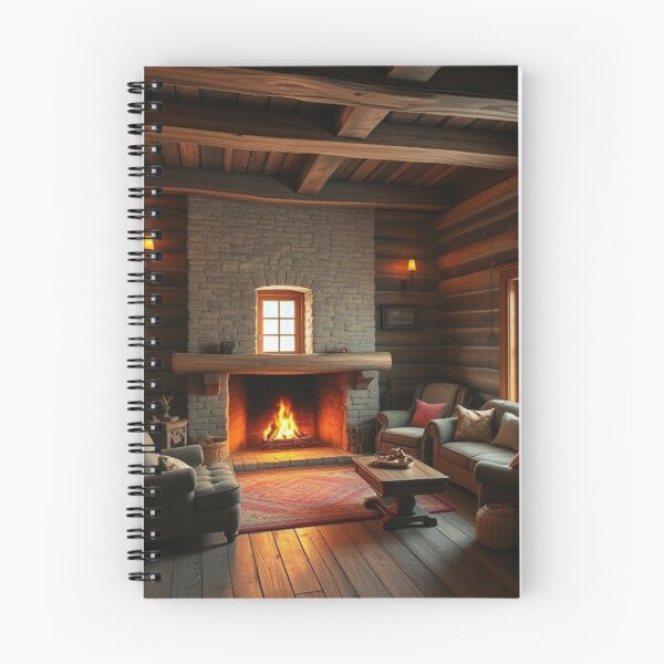 Item preview, Timber Glow – Calma junto al fuego en el bosque” designed and sold by NaomiRut.