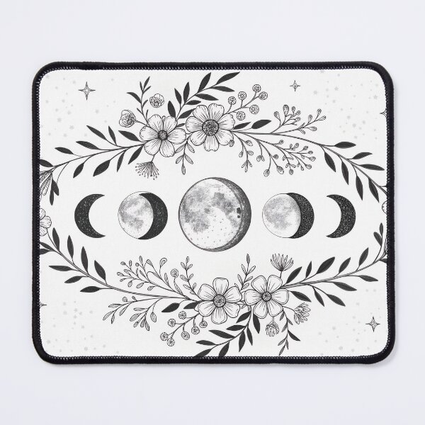 Item preview, Lunar Botanicals – Moon Phases Floral Design designed and sold by FluffyPeels.