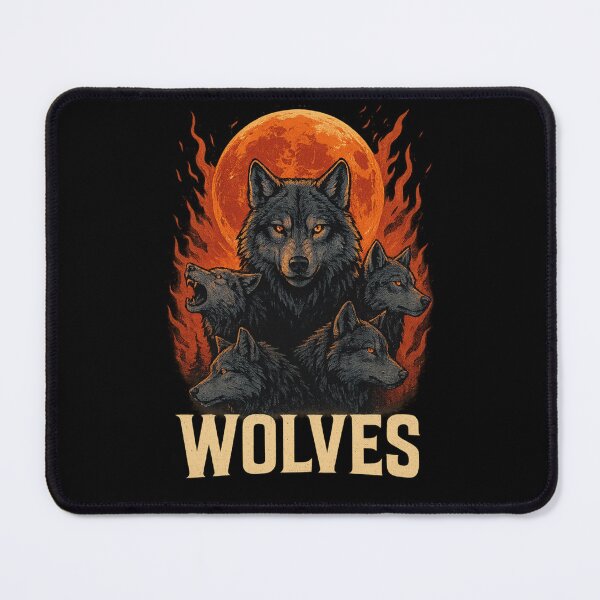 Item preview, Wolves of The Inferno designed and sold by Prints-by-Olaf.
