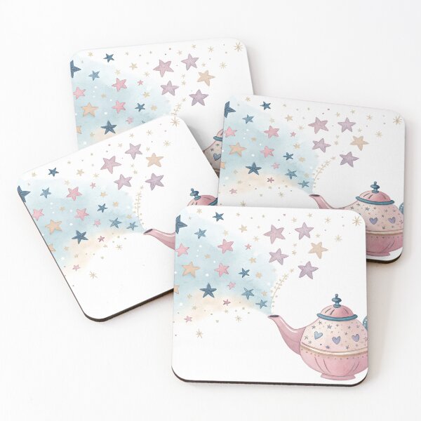 Item preview, Tea of Stars – Dreamy Cosmic Art designed and sold by FluffyPeels.
