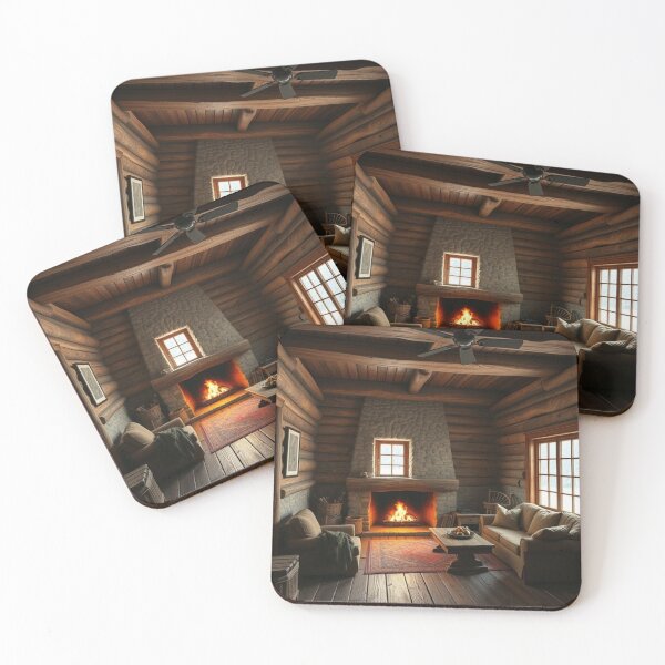 Item preview, Winter Hearth – Calm Beneath the Pines” designed and sold by NaomiRut.