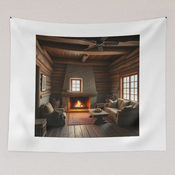 Item preview, Winter Hearth – Calm Beneath the Pines” designed and sold by NaomiRut.
