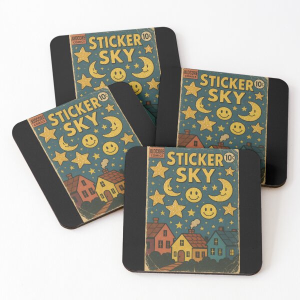 Artikelvorschau, Verträumter, skurriler Kidcore: Sticker Sky entworfen und verkauft von bapupa.