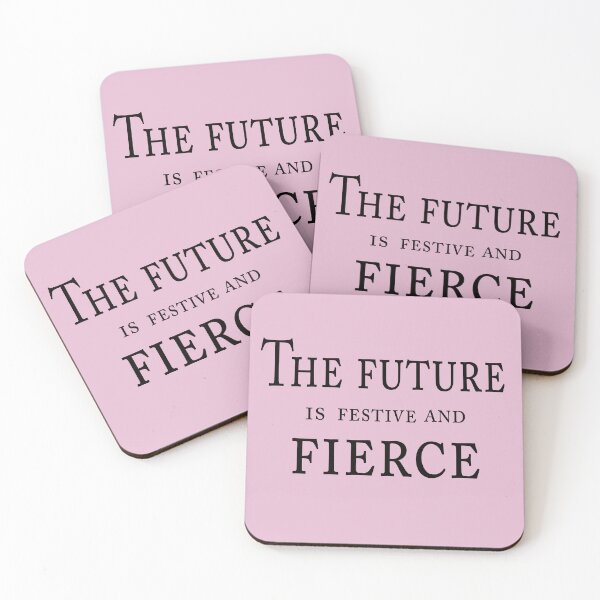 Item preview, The Future is Festive and Fierce – Empowering Holiday Quote Design designed and sold by ArtNestVerse.