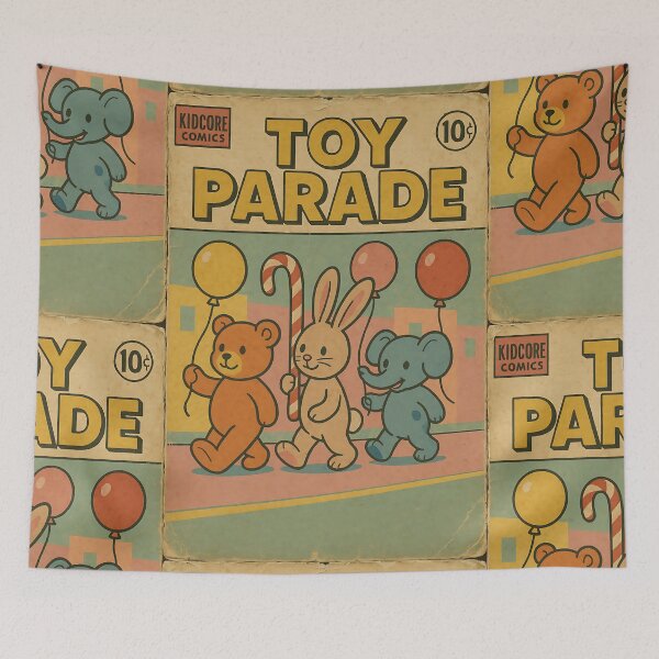 Artikelvorschau, Verspielter, skurriler Kidcore: Toy Parade entworfen und verkauft von bapupa.