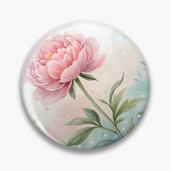 Item preview, Peony Dream – Soft Watercolor Floral Art designed and sold by FluffyPeels.