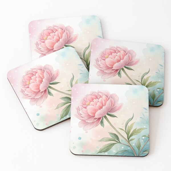 Item preview, Peony Dream – Soft Watercolor Floral Art designed and sold by FluffyPeels.