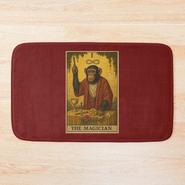 Item preview, Chimp Tarot - The Magician 1 designed and sold by Chemonsmusic.