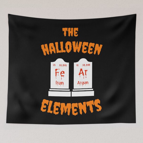 Item preview, Funny Halloween Elements – Chemistry Periodic Table Pun designed and sold by mugihasmiek.