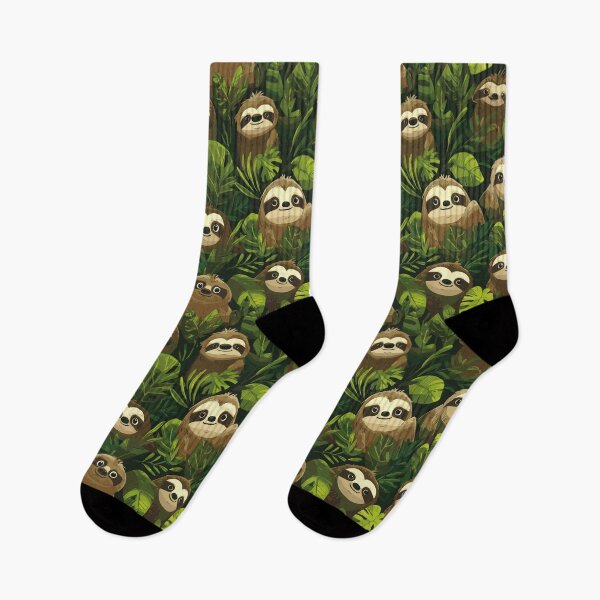 Item preview, Funny sloths in the jungle designed and sold by drizzd.