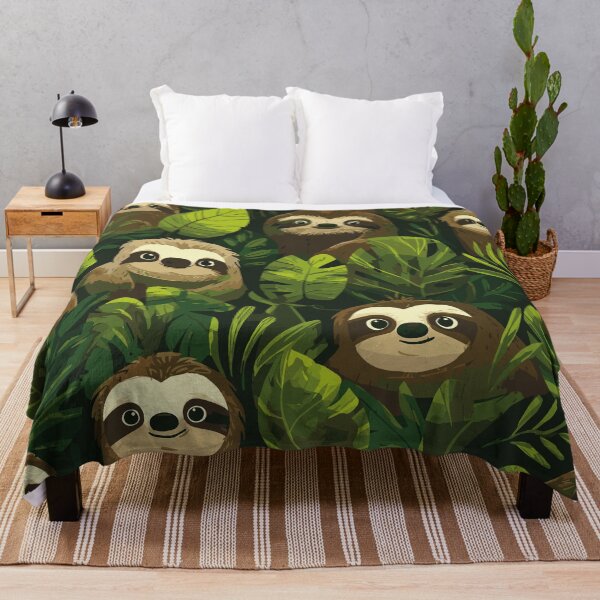 Item preview, Funny sloths in the jungle designed and sold by drizzd.