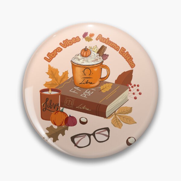 Item preview, Libra Vibes Autumn Edition ♎ Cozy Fall Zodiac Design | Astrology Gift designed and sold by RoraLily.