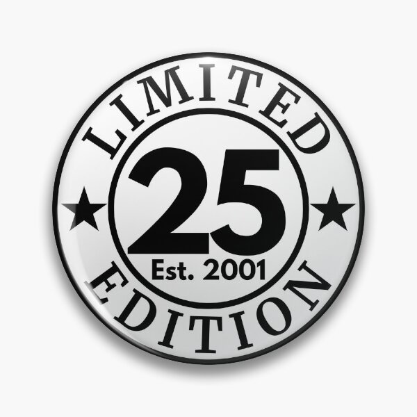 Item preview, Limited 25 Edition 2001 | 25th Birthday Celebration | Vintage Anniversary designed and sold by highflycrafts.