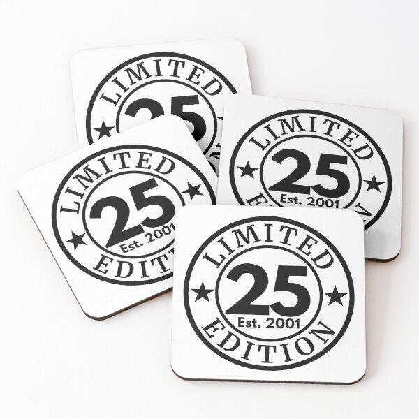 Item preview, Limited 25 Edition 2001 | 25th Birthday Celebration | Vintage Anniversary designed and sold by highflycrafts.