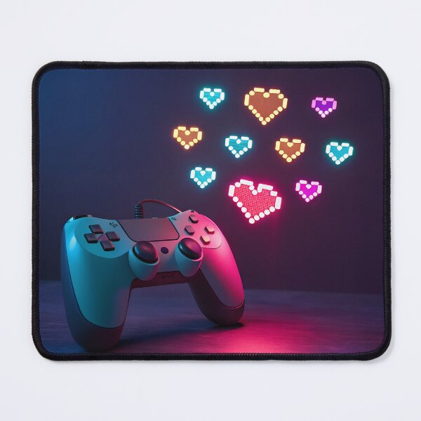 Item preview, Gamer Heartbeat – Pixel Passion Art designed and sold by FluffyPeels.