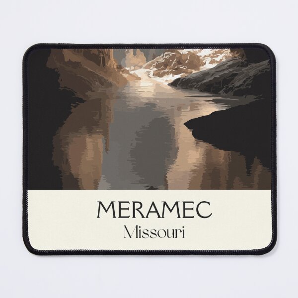 Item preview, Meramec Caverns Missouri Poster | Route 66 Cave Art Print | Geology Wall Decor designed and sold by TuncGK.