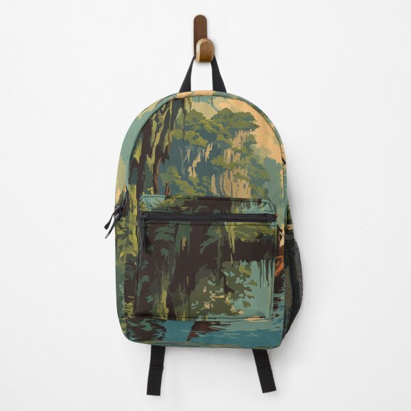 Item preview, Mingo National Wildlife Refuge Missouri Vintage Poster | Cypress Swamp Scenery Art designed and sold by TuncGK.