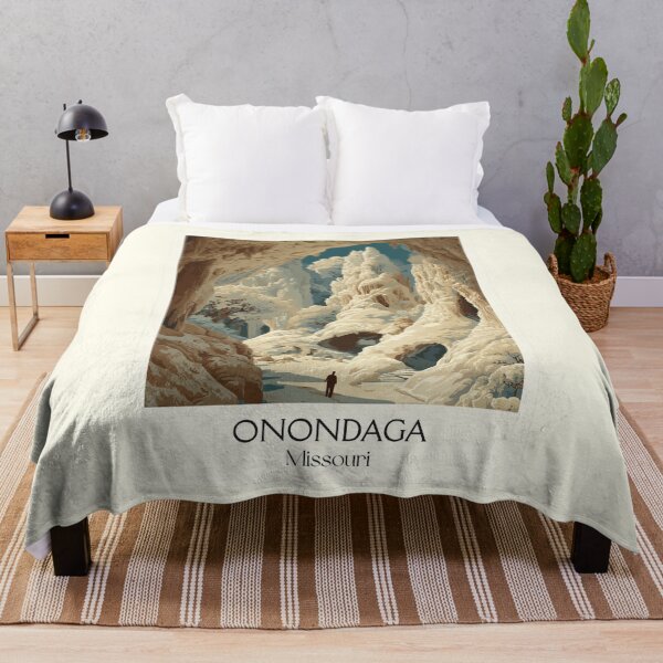 Item preview, Onondaga Cave Missouri Vintage Poster | State Park Cavern Art Print | Geology Decor designed and sold by TuncGK.