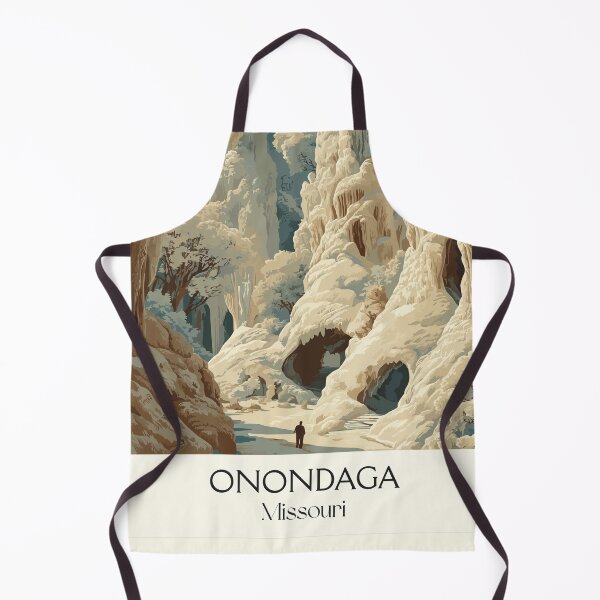 Item preview, Onondaga Cave Missouri Vintage Poster | State Park Cavern Art Print | Geology Decor designed and sold by TuncGK.