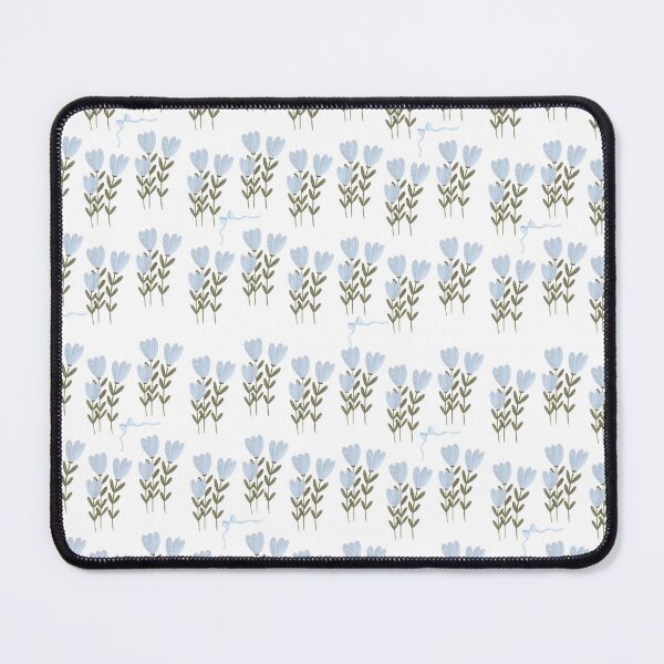Item preview, Blue Bow Blossom White Fashion and Decor - Snowdrops designed and sold by Heritage Hive Studio.