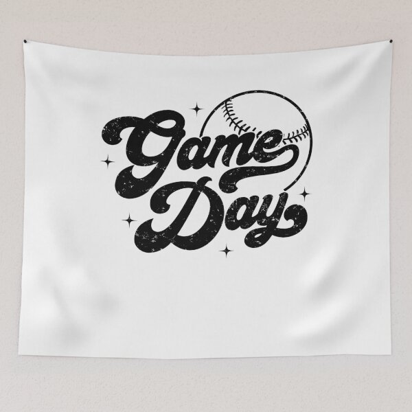 Item preview, Retro Game Day Baseball Distressed designed and sold by NickJenkins21.