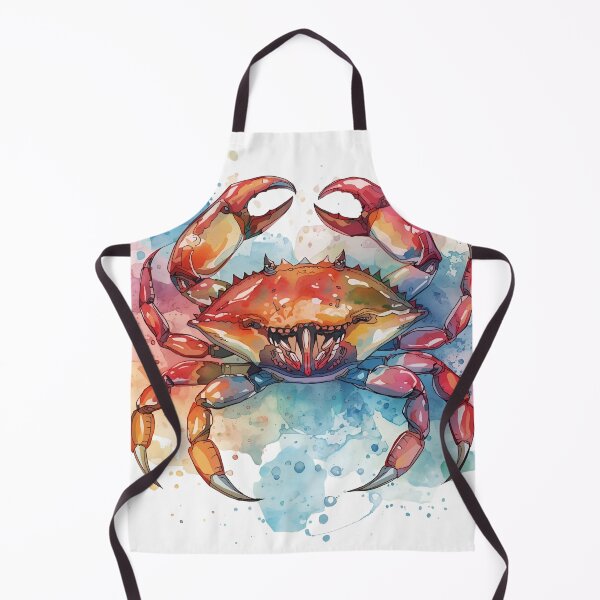 Item preview, Cancer Crab Zodiac in Watercolor designed and sold by catcurio.