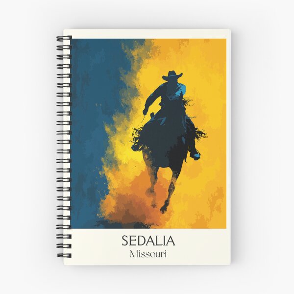 Item preview, Sedalia Missouri Vintage Travel Poster | State Fair Art Print | Modern Western Decor designed and sold by TuncGK.