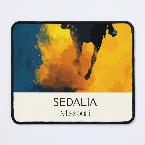 Item preview, Sedalia Missouri Vintage Travel Poster | State Fair Art Print | Modern Western Decor designed and sold by TuncGK.