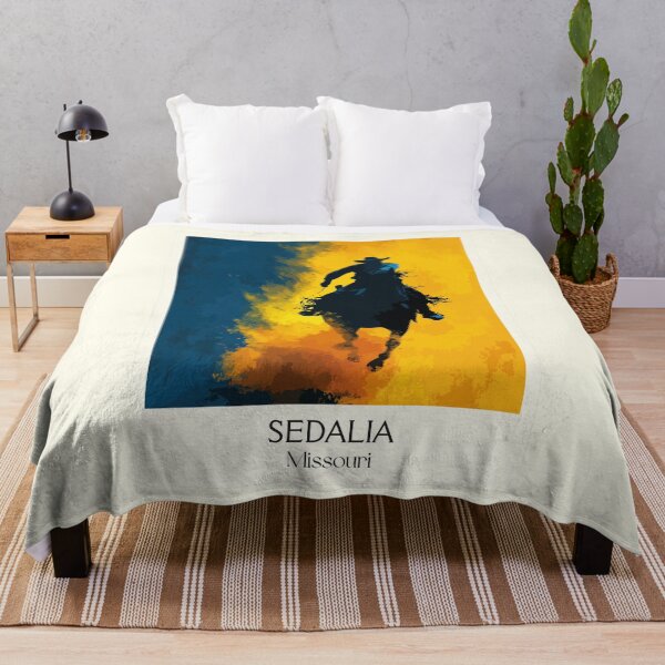 Item preview, Sedalia Missouri Vintage Travel Poster | State Fair Art Print | Modern Western Decor designed and sold by TuncGK.