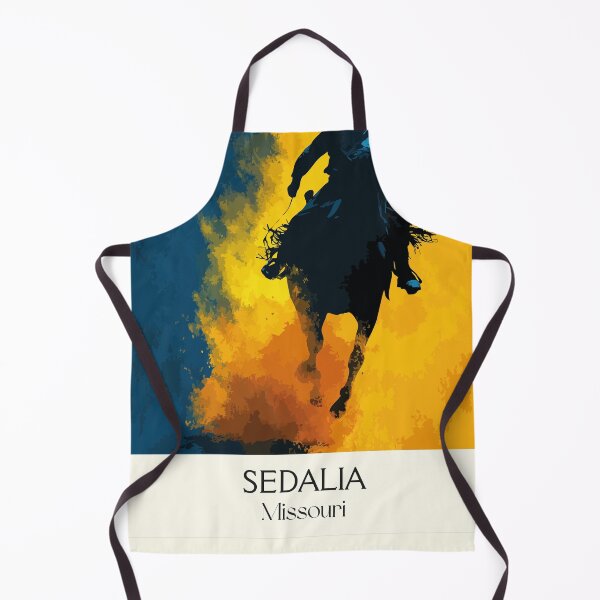 Item preview, Sedalia Missouri Vintage Travel Poster | State Fair Art Print | Modern Western Decor designed and sold by TuncGK.