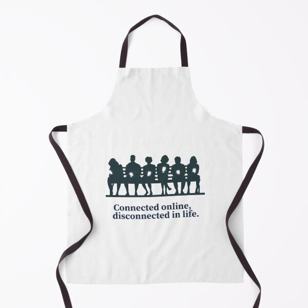 Item preview, Connected Online, Disconnected in Life – Minimalist Retro Design designed and sold by ebietade69.