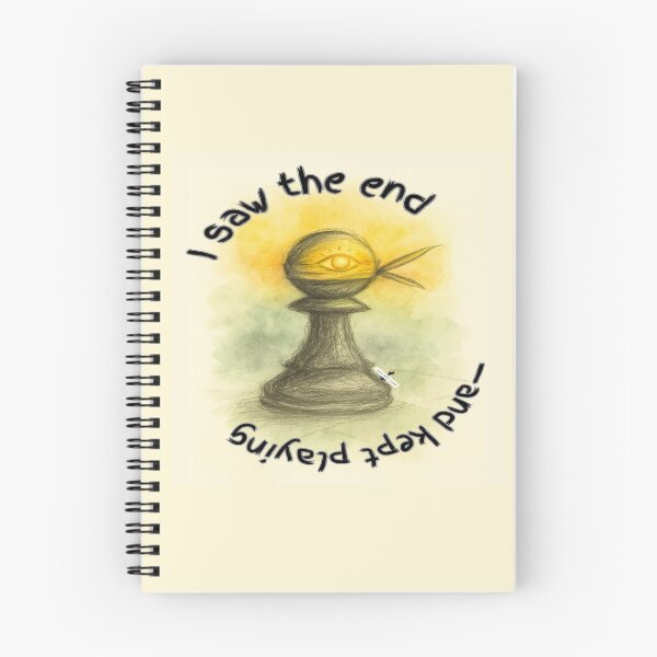 Item preview, I Saw the End and Kept Playing — Vision Pawn designed and sold by PawnShiftGoods.